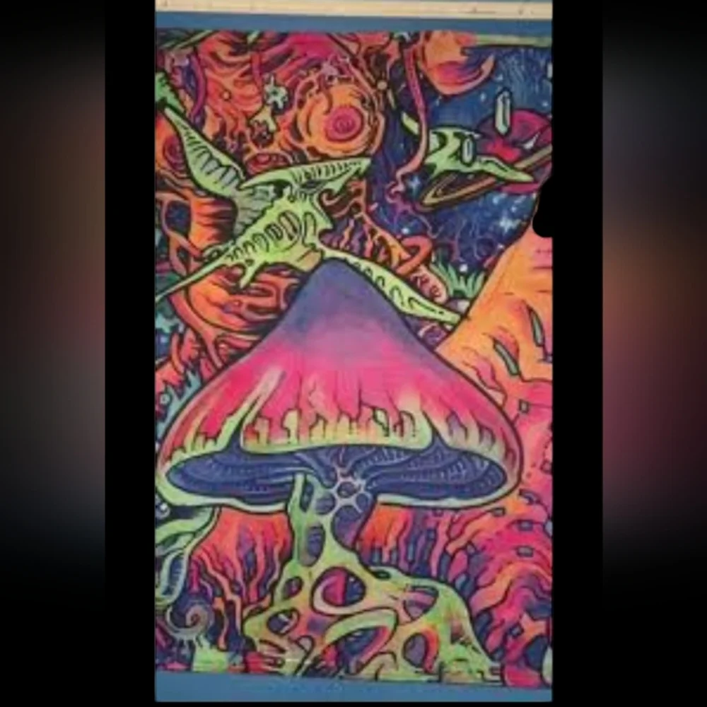 Vibrant Psychedelic Large Wall Art